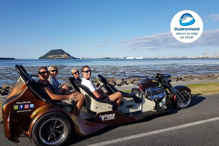 TAURANGA SHORE EXCURSION: V8 TRIKE - 1.5 hour City Sites - Photo 1 of 21